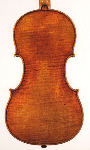 guarneri b del Gesu, Cremona, 1740 The 'Ysaye' back